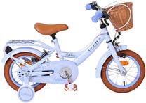 Vaikiškas dviratukas su papildomais ratukais, vaikų Volare Ashley CB QOI, žydra sp., 12"