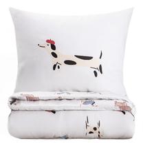 Vaikiškas patalynės užvalkalų komplektas Homla Teckel 241557, balta/įvairių spalvų, 160 x 200 cm