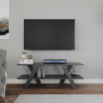 TV galds Kalune Design April, antracīta krās., 120 cm x 33.1 cm x 45 cm