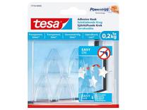 Drabužių kabliukas Tesa Powerstrips, skaidri sp.