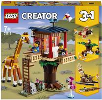 Konstruktorius LEGO Creator 3in1 Laukinio safario namelis medyje 31116
