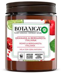 Свеча, ароматическая Air Wick Botanica Pomegranate & Bergamot, 35 - 40 час, 205 г, белый цв.