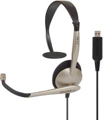 Vadu austiņas Koss CS95-USB, zelta krās./melna krās.