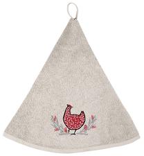 Virtuves dvielis Lovely Linette CUC386001-P, bēša krās., 60 cm x 60 cm