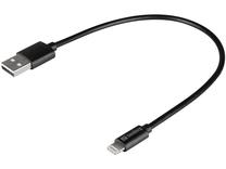 Kabelis Sandberg 441-40 USB, Lightning, 0.2 m, melna krās.