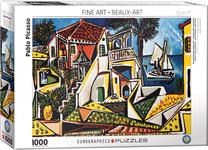 Dėlionė Eurographics Fine Art Pablo Picasso Mediterranean Landscape, 67.6 cm x 48.9 cm, 1000 vnt., įvairių spalvų