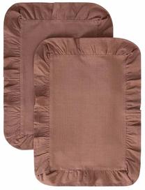 Stalo padėkliukas Homla Kalliope 244234, 48 cm x 35 cm, 2 vnt., Ruda sp.