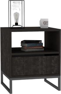 Naktinis staliukas Kalune Design Lindau 495SSE1702, antracito sp., 61 cm x 51 cm x 51 cm