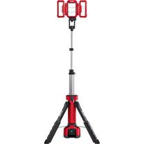Statybinis prožektorius su stovu, kabinamas FLEX TL 4000, 1000 - 4000 lm, aliuminio sp./raudona sp.