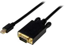 Адаптер StarTech Mini DisplayPort to VGA MDP2VGAMM6B Mini DisplayPort, VGA, 2 м, черный цв.