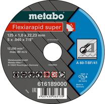 Pjovimo diskas kampiniam šlifuokliui Metabo, 125 mm x 1 mm x 22.23 mm