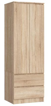 Spinta Akord Furniture Factory Star K60, ąžuolo sp., 60 cm x 51.5 cm x 180 cm