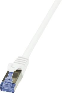 Провод Logilink Patch CAT 6A 10G S/FTP PrimeLine RJ-45 8P8C, RJ-45 8P8C, 1.5 м, белый цв.