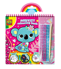 Piešimo rinkinys SES Creative Activity Colouring Book, įvairių spalvų