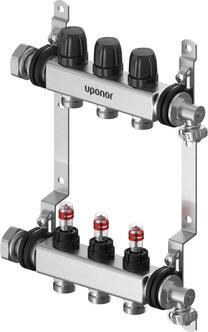 Kolektors Uponor 1140834, regulējams, 3 gredzeni