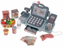 Игрушечный набор магазина, кассовый аппарат и корзина для покупок Happy Shopping, многоцветный