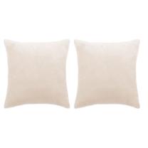 Dekoratīvs spilvens VLX Cushion Set, balta krās., 45 cm x 45 cm, 2 gab.