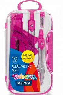 Sirkel Colorino Geometry Set, roosa v.