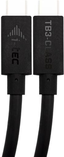 Провод i-Tec USB-C TB3 100W PD Cable USB-C, USB-C, 1.5 м, черный цв.