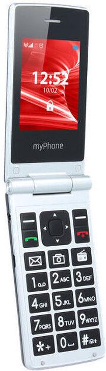 Mobilusis telefonas MyPhone, sidabro sp. Prekė su pažeista pakuote.