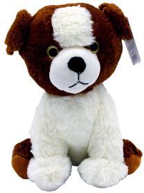Pliušinis žaislas Axiom Dog Maksiu, ruda sp./balta sp., 23 cm