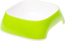 Dubenėlis gyvūnui Ferplast Glam, 0.2 l, 12 cm x 13 cm x 3.5 cm, balta sp./žalia sp.