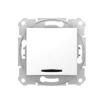 Slēdzis Schneider Electric Sedna SDN1500121, 1 kl, balta krās.