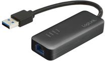 Adapteris Logilink USB 3.0, RJ-45 female, 0.2 m