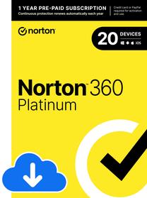 Programinė įranga Norton 360 Platinium