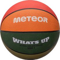 Баскетбольный мяч Meteor What's Up 16800, 7 размер, зеленый цв./oранжевый цв.