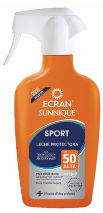 Purškiklis įdegio priežiūrai Ecran Sunnique Sport SPF50, 300 ml