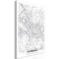 Reprodukcija Artgeist Florence Map DKNW0743-S, 20 cm x 30 cm