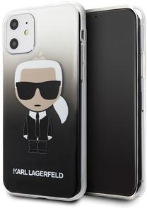 Telefona vāciņš Karl Lagerfeld, melna krās., Apple