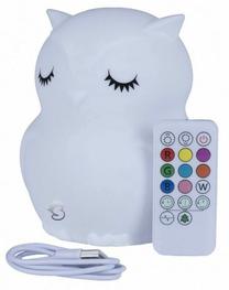 Öölamp MesMed Owl MM 013, valge v.