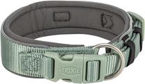 Kaklasiksna suņiem Trixie Premium Padded, grafīta krās./salvijas zaļš krās., 460 - 550 mm x 50 mm, L