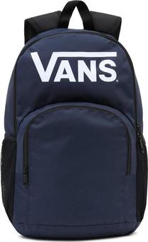 Skolas mugursoma Vans Alumni Pack 5, zilimelns krās., 42 cm x 26 cm x 14 cm