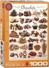 Dėlionė Eurographics Chocolate 6000-0411, 67.6 cm x 48.9 cm, 1000 vnt., įvairių spalvų