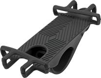 Dviračių telefono laikiklis Azimut Smartphone Rubber BAGS184, guma, juoda sp.