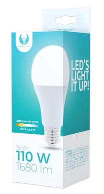 Lemputė Forever Light LED, A65, 3000 °K, E27, 18 W, 1680 lm