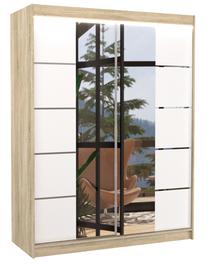 Spinta ADRK Nordic 150, ruda sp./balta sp./rusva sp., 58 cm x 150 cm x 200 cm, su veidrodžiu