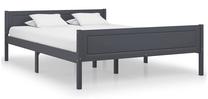 Lova dvigulė VLX Bed Frame 322128, 160 x 200 cm, pilka sp., be čiužinio, su grotelėmis