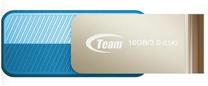 USB zibatmiņa Team Group C143, sudraba krās./gaiši zila krās., 16 GB