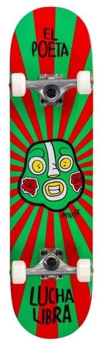 Skrituļdēlis Enuff Lucha Libre Mini Complete, sarkana krās./zaļa krās.