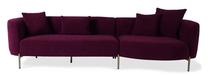 Kampinė sofa Hanah Home Macaroon 291NDS1902, purpurinė (magenta) sp., 106 x 273 cm x 70 cm
