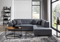 Kampinė sofa Pieretta Soro 93, pilka sp., dešininė, 205 x 260 cm x 80 cm