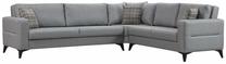 Kampinė sofa - lova Atelier Del Sofa Kristal 730MST1347, šviesiai pilka sp., 90 x 300 cm x 86 cm