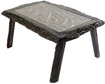 Kavos staliukas Kalune Design Dguy, juoda sp., 100 cm x 60 cm x 46 cm