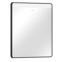 Veidrodis Hansgrohe Xarita Lite Q, su apšvietimu, kabinamas, 60 cm x 70 cm, matinė juoda sp.