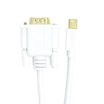 Kabelis Extra Digital CA912155 CA912155 Mini DisplayPort, VGA, 1 m, balta krās.