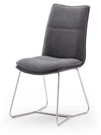 Valgomojo kėdė MC Akcent Hampton E, blizgi, antracito sp., 65 cm x 48 cm x 94 cm